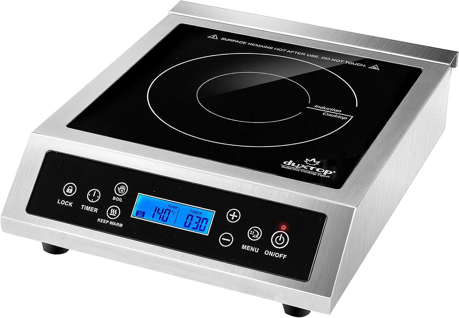 Duxtop 1800W Portable Induction Cooktop Countertop Burner 8100MC/BT-180G3